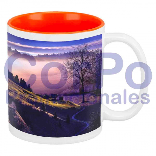 Taza personalizada fondo de color - CorPo Promocionales