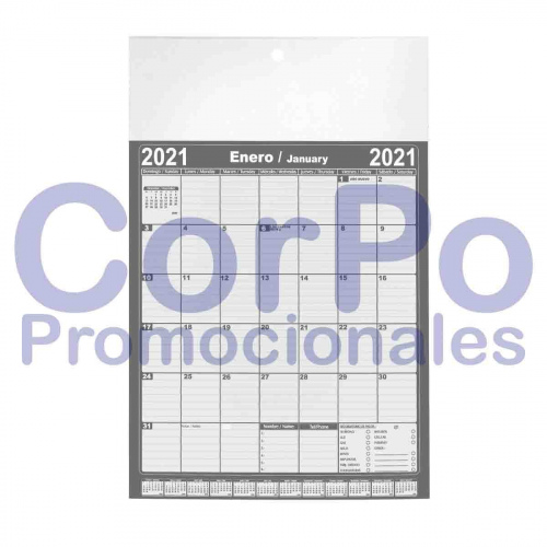 Calendario Organizador - CorPo Promocionales