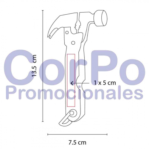 Martillo multiusos Thor - CorPo Promocionales