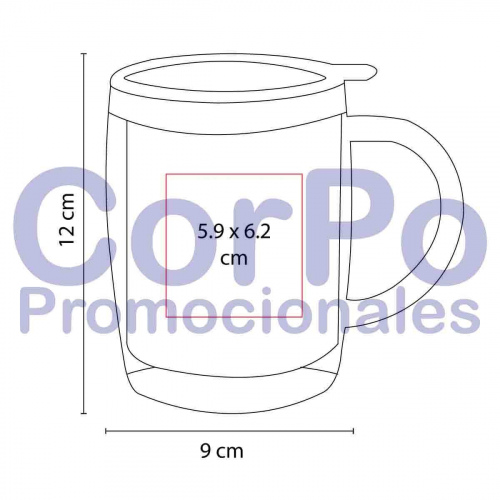 Taza térmica Burgos - CorPo Promocionales