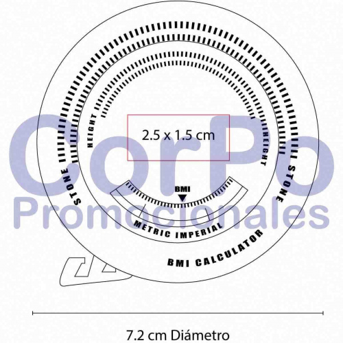 Cinta masa corporal Slim - CorPo Promocionales