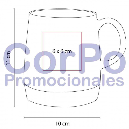 Taza Fiorland - CorPo Promocionales