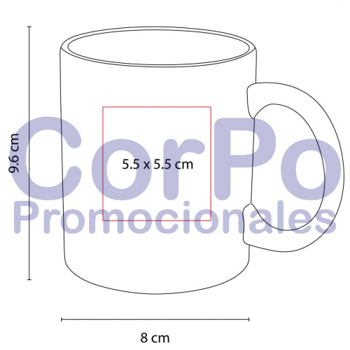 Taza Coloré - CorPo Promocionales