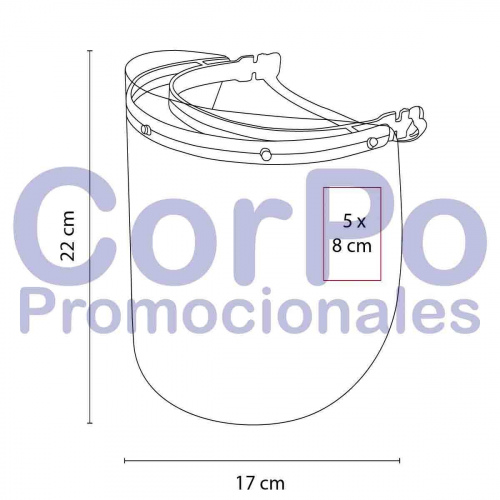 Careta para adulto - CorPo Promocionales