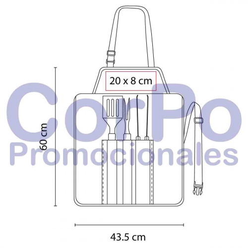 Set de BBQ Taroudant - CorPo Promocionales