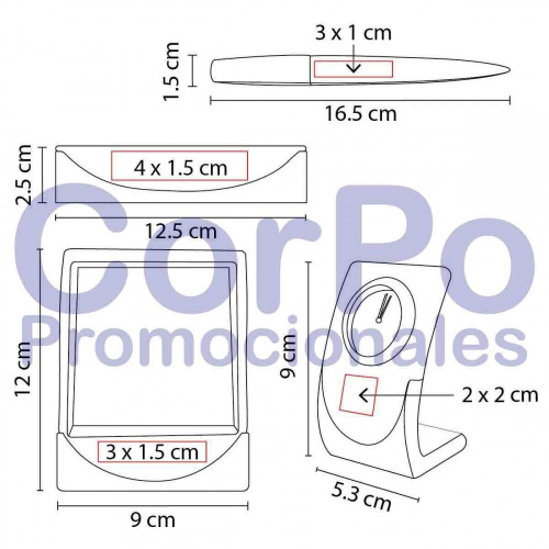 Set de escritorio Monarca - CorPo Promocionales