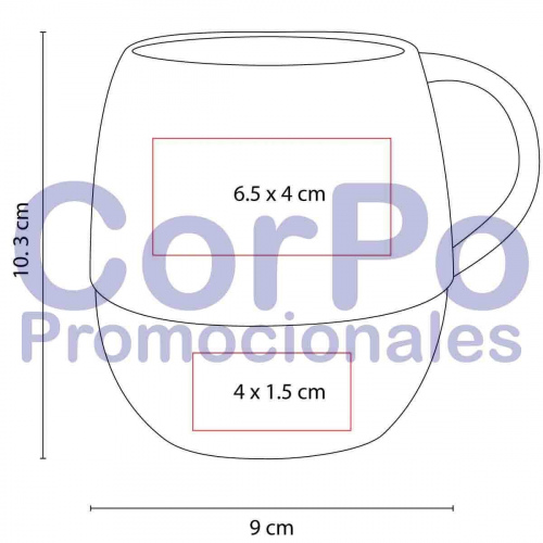 Taza Tauré - CorPo Promocionales