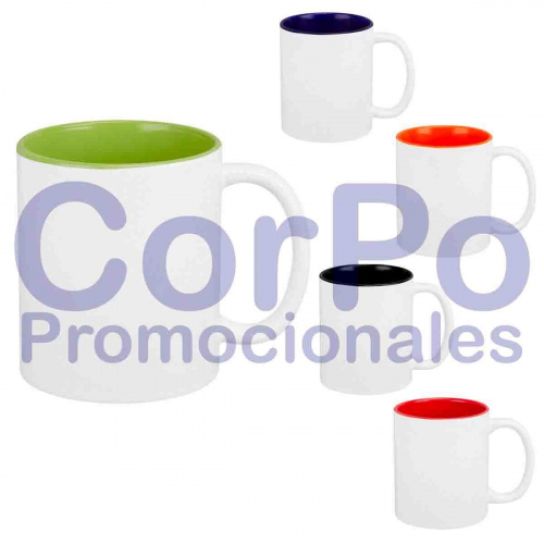 Taza personalizada fondo de color - CorPo Promocionales