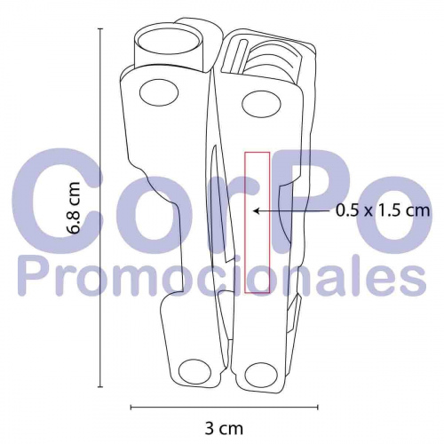 Mini pinzas Quark - CorPo Promocionales