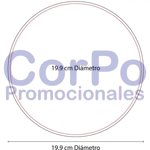 Mouse pad redondo - CorPo Promocionales