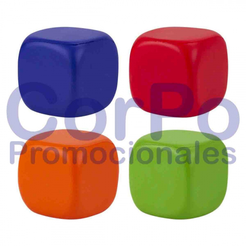 Cubo liso anti-stress - CorPo Promocionales