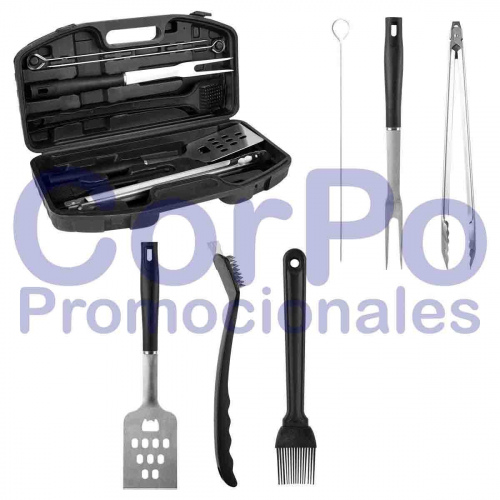 Set de BBQ Nogal - CorPo Promocionales