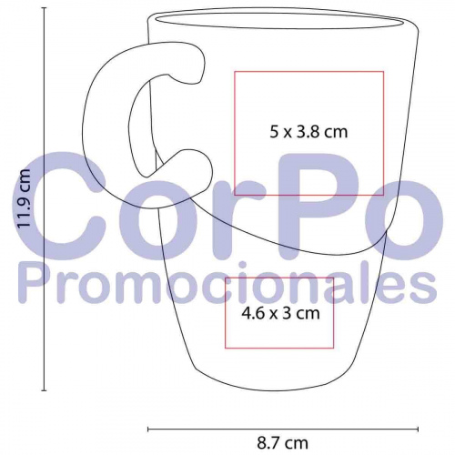 Taza Iron - CorPo Promocionales