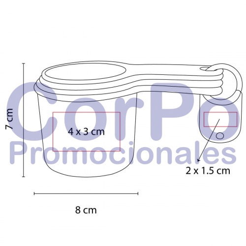 Taza medidoora Zary - CorPo Promocionales