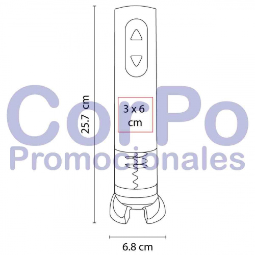 Sacacorchos automático Malbec - CorPo Promocionales