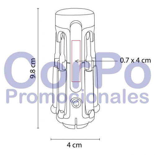 Desarmador múltiple Vindel - CorPo Promocionales