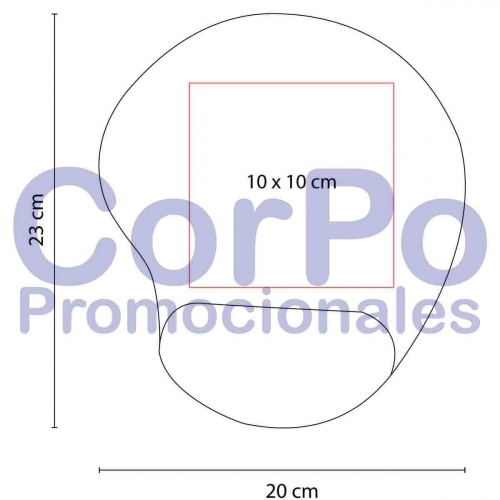 Mouse pad con gel - CorPo Promocionales