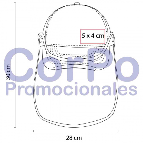 Gorra Trucker con careta desmontable - CorPo Promocionales