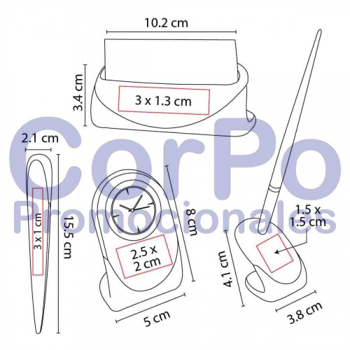 Set de escritorio Lenar - CorPo Promocionales