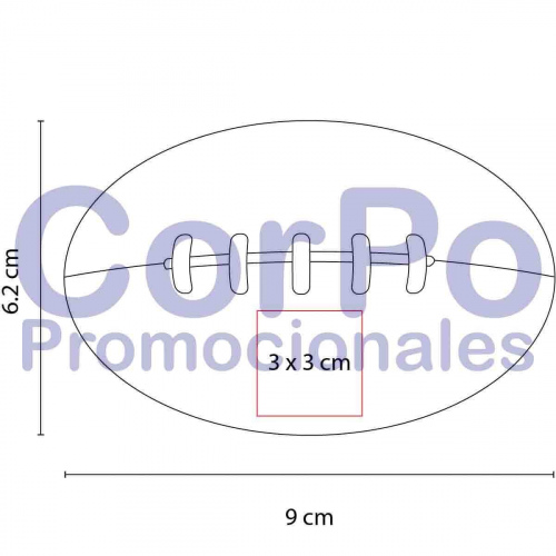 Pelota anti-stress Fúrbol Americano
