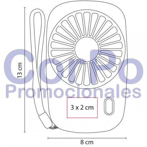 Ventilador Dylan - CorPo Promocionales